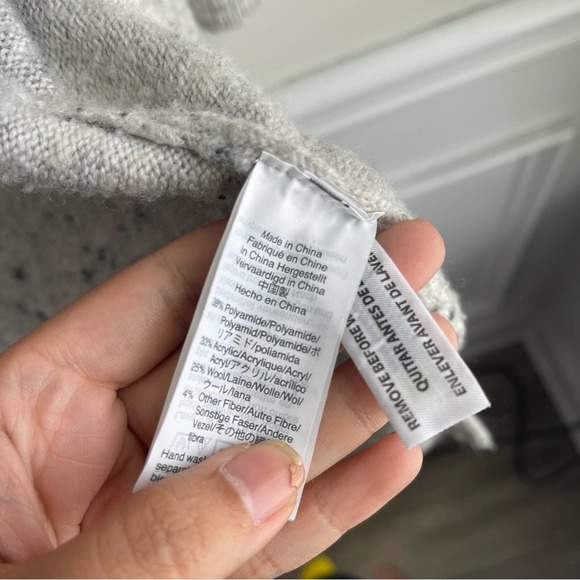 Madewell Donegal Kent sweater‎ cardigan coziest yarn size small wool blend - Picture 7 of 7